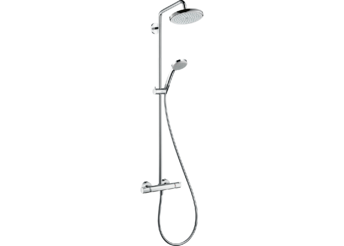 Душевая система с термостатом Hansgrohe Croma 220, EcoSmart, 27188000