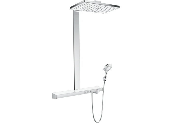 Душевая система с термостатом Hansgrohe Showerpipe 460, EcoSmart, 27028400
