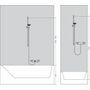Душевая штанга Hansgrohe C Unica, шланг 90 см, 27610000