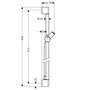Душевая штанга Hansgrohe C Unica, шланг 90 см, 27610000