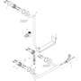 Душевая штанга Hansgrohe Unica Comfort 110 см, левосторонняя, 26403400