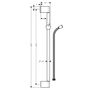 Душевая штанга Hansgrohe Unica Crometta, 65 см, 27615000