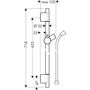 Душевая штанга Hansgrohe Unica S Puro, со шлангом 65 см, 28632670