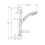 Душевая стойка Hansgrohe Croma 100 Unica, 1jet, 90 см, 27724000