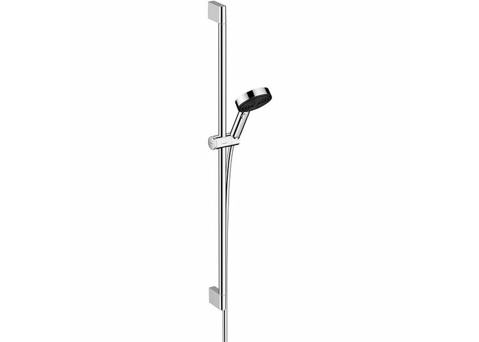 Душевая стойка Hansgrohe Pulsify Relaxation 105, 3jet, штанга 90 см, хром, 24170000