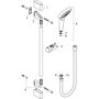 Душевой набор Hansgrohe Croma Select S, 1jet, EcoSmart, штанга 65 см, 26565400