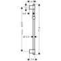 Штанга для душа Hansgrohe Unica Varia, 72 см, 27355000