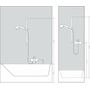 Штанга для душа c шлангом Hansgrohe Unica S Puro, 90 см, никель, 28631820