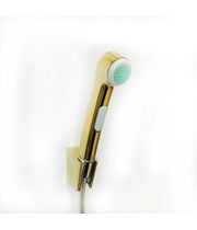 Гигиенический душ Hansgrohe с держателем и шлангом 125 см, шлифованное золото, 32129250