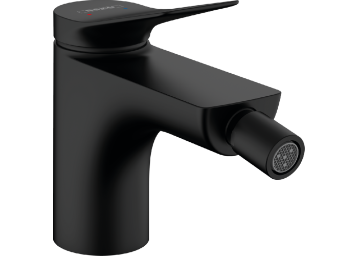 Смеситель для биде Hansgrohe Vivenis, с донным клапаном, черный матовый, 75200670