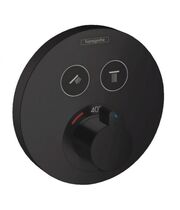 Термостат для душа Hansgrohe ShowerSelect, 2 потребителя, черный, 15743670