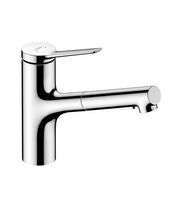 Кухонный смеситель Hansgrohe Zesis M33, 150 с вытяжным душем, sBox lite, хром, 74803000