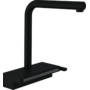 Смеситель для кухни Hansgrohe Aquno Select M81 250, высокий излив, черный, 73830670