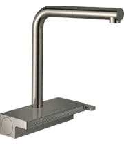 Смеситель для кухни Hansgrohe Aquno Select M81 250, высокий излив, нерж, 73830800