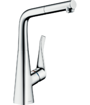 Смеситель для кухни Hansgrohe Metris M71, Eco, высокий излив, 14781000