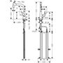 Смеситель для кухни Hansgrohe Talis M51-H220, с душем, sBox, 73868000