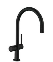 Смеситель для кухни Hansgrohe Talis M54, запорный вентиль, черный, 72805670