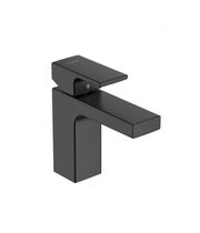 Смеситель Hansgrohe Vernis Shape 100, CoolStart, сливная гарнитура, матовый черный, 71594670