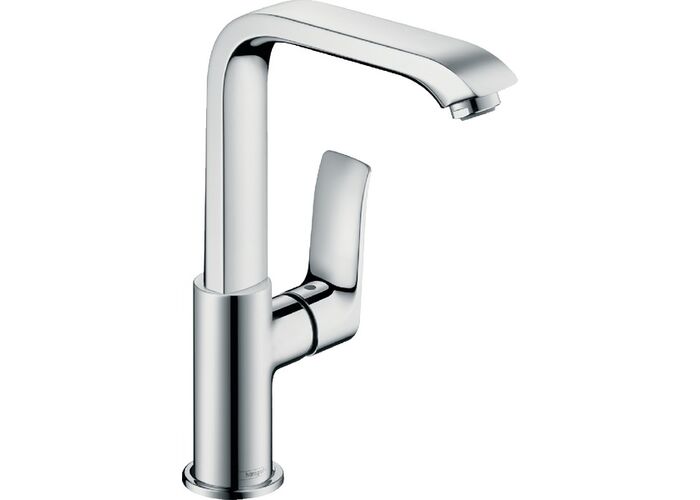 Смеситель для раковины Hansgrohe Metris 230, cо сливным клапаном Push-Open, 31187000