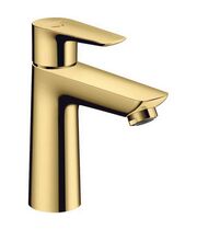 Смеситель для раковины Hansgrohe Talis E 110 CoolStart, с гарнитуром, золото полированное, 71713990