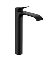 Смеситель для раковины Hansgrohe Vivenis 250, с донным клапаном, черный матовый, 75040670