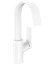 Смеситель поворотный Hansgrohe Vivenis 210, без донного клапана, матовый белый, 75032700