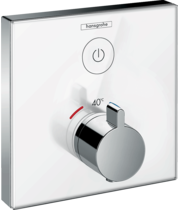 Термостат Hansgrohe ShowerSelect, 1 потребитель, стеклянный, 15737400