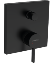 Смеситель для ванны Hansgrohe Finoris, с защитой, черный матовый, 76416670