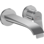 Смеситель настенный Hansgrohe Vivenis 195, с донным клапаном, хром, 75050000