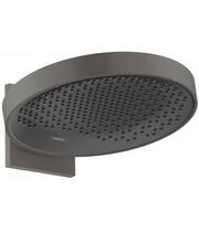 Верхний душ Hansgrohe Rainfinity 360, с креплением, черный матовый хром, 26230340