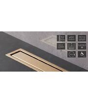 Душевой лоток Pestan Confluo Premium Line 650 Gold, 13100053