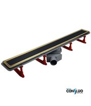 Душевой лоток Pestan Confluo Premium Line 950 Black Glass Gold, 13100125