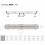 Душевой лоток Pestan Confluo Slim Line 650+, 13100027