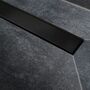 Душевой лоток линейный 2в1 Pestan Confluo Frameless Line 300 Matte Black, 13701259