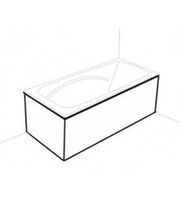 Цельная панель для ванны Poolspa Klio, Linea, Muza 170x70 R