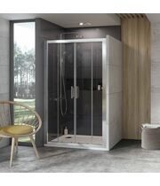 Душевая дверь Ravak 10DP4-120 белый + транспарент