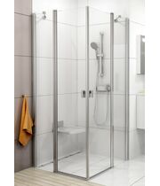 Душевая дверь Ravak Chrome CRV2-110 x2 сатин+транспарент