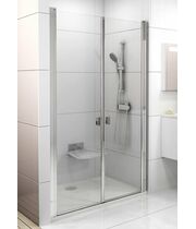 Душевая дверь Ravak Chrome CSDL2-90 белый+транспарент