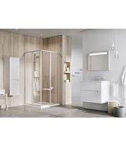 Душевая дверь Ravak Supernova SRV2-100-S, 195 см, белый+грейп, 14VA01O2ZG