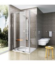 Дверь душевая Ravak PDOP2-110 черный + транспарент, 03GD0300Z1