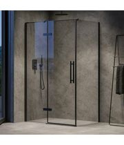 Душевая стенка Ravak Cool COPS-100, черный+транспарент, X9VVA0300Z1