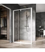 Душевая стенка Ravak NPS-100, белый + transparent, 90OA0100Z1