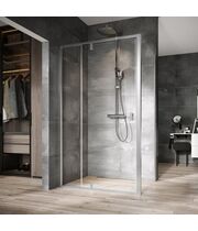 Душевая стенка Ravak NPS-80, сатин + transparent, 90O40U00Z1