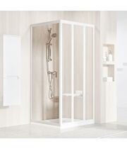 Душевая стенка Ravak Supernova APSS-90, 198 см, белый+грейп, 940701R2ZG