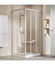 Душевая стенка Ravak Supernova APSS-90, 198 см, сатин+грейп, 94070UR2ZG