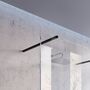 Стенка для душа Ravak ST Walk-In Corner 1100x800x2000 черный + транспарент, GW1CD4300Z1