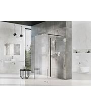 Стенка для душа Ravak ST Walk-In Corner 1200x900x2000 черный + транспарент, GW1CG7300Z1