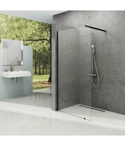 Стенка для душа Ravak ST Walk-In Wall 1400x2000 черный + транспарент, GW9W00300Z1