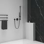 Душевая штанга Ravak 974.20BLM, 70 см, черный матовый, X07P679