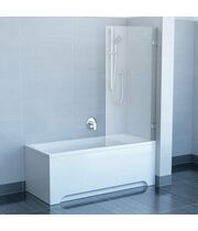 Шторка для ванны Ravak BVS1-80 хром+транспарент, без фурнитуры